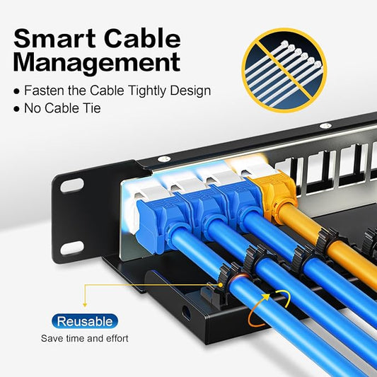Patch Panel 12 Port Blank Network Patch Panel - Image 2