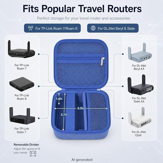 Case Compatible with TP-Link BE3600 Wi-Fi 7 |6 Portable Travel Router - Image 2