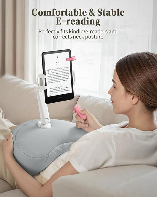 SAIJI Kindle Pillow Stand, Lap Beanbag iPad Stand Compatible - Image 2