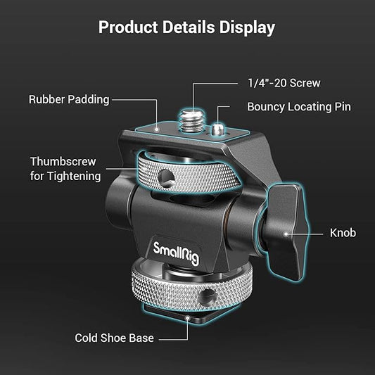 SmallRig Field Monitor Mount Holder Swivel and Tilt Adjustable - Image 2