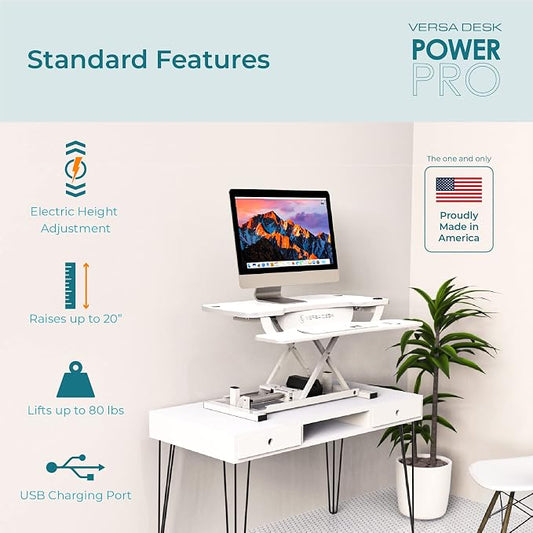VRSADESK PowerPro™ Electric Standing Desk Converter - Image 2