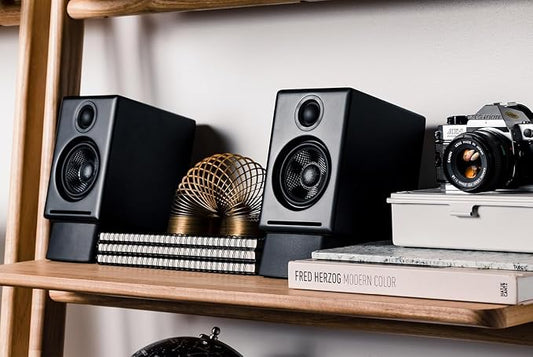 Audioengine A2+ Desktop 24 Bit Wireless Bluetooth Desktop Speakers - 60W - Image 2