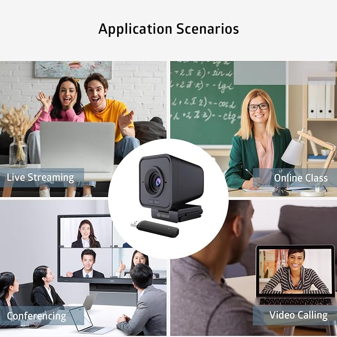 TOALLIN 1080P HD Wireless Webcam - Image 6