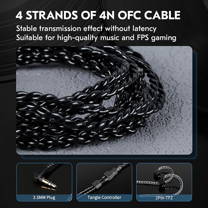 in Ear Monitor Headphones, CCZ DC02 Type-C IEM Earphone Dual Magnetic Circuit - Image 7