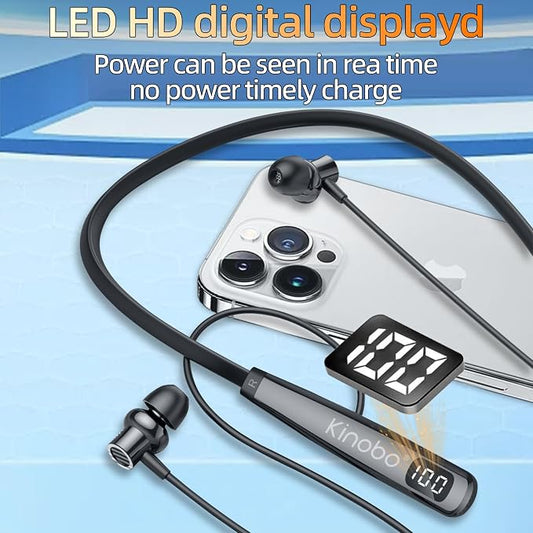 Neckband Bluetooth Headphones, 6.0 Bluetooth 100 Hours Playtime,IPX7 Sports - Image 2