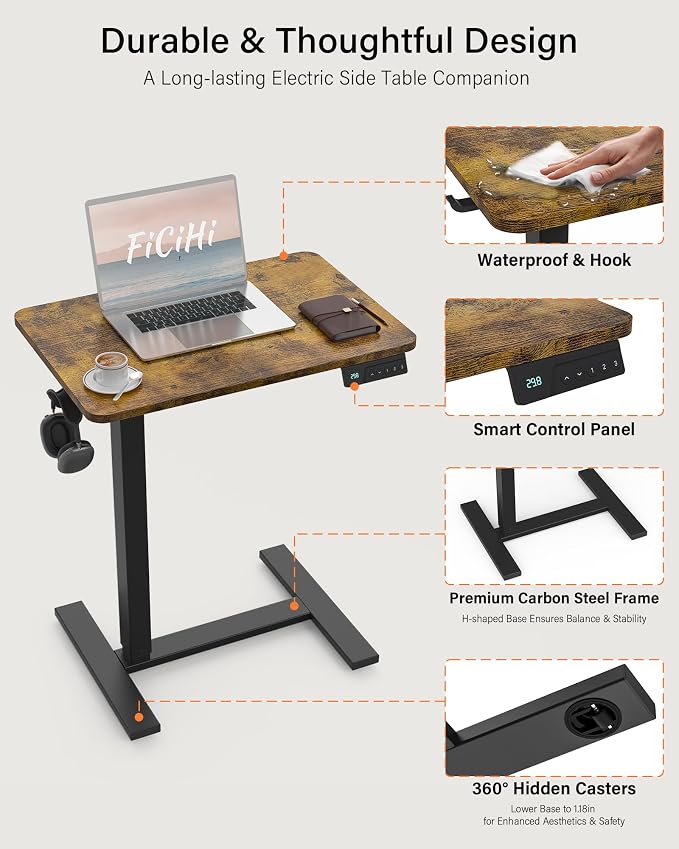 Mobile Standing Desk with Wheels - Image 7