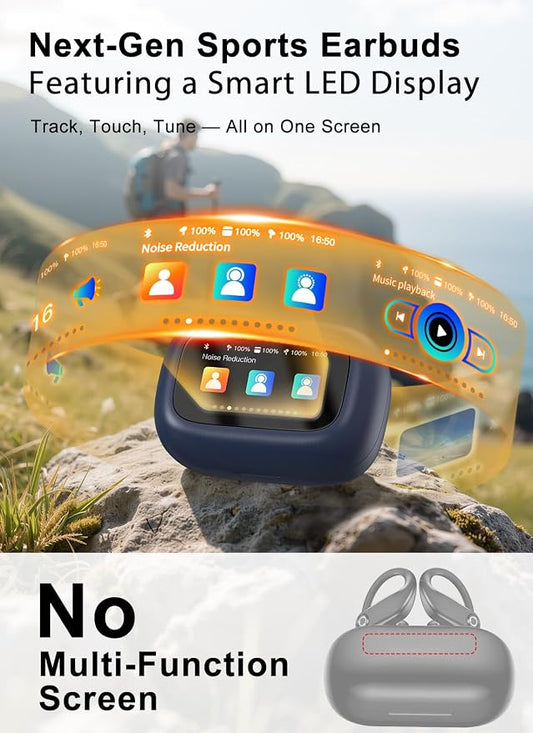 Wireless Earbuds, ANC Noise Cancelling Sport Ear Buds - Image 2