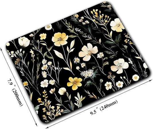 Wildflowers Aesthetic Floral Custom Mouse Pad - Image 2