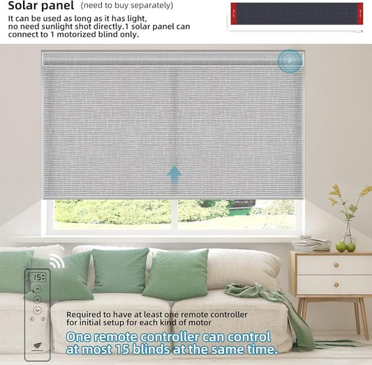 SmartWings Motorized Light Filtering Shades, Work - Image 2