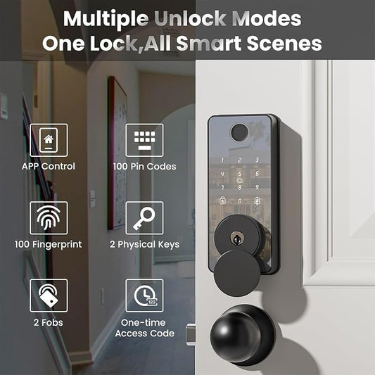 Fingerprint Door Lock, Biquole Keyless Entry Door Lock, Smart Lock - Image 2