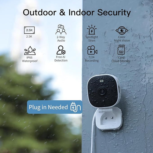 VIMTAG 2.5K Cameras for Home Security Outdoor/Indoor, Color Night Vision - Image 2
