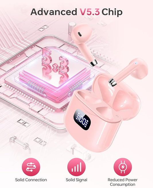 Wireless Earbuds Bluetooth 5.3 Headphones, 40Hrs Playback Stereo Ear Buds - Image 2