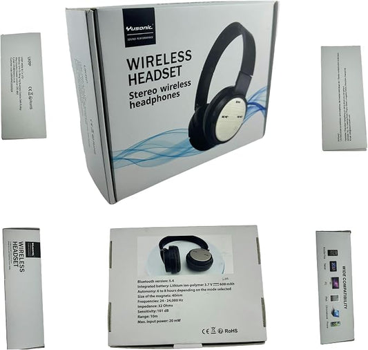 Bluetooth Headphones with Case, Super Bass Wireless Headphone, Stereo Headset - Image 2