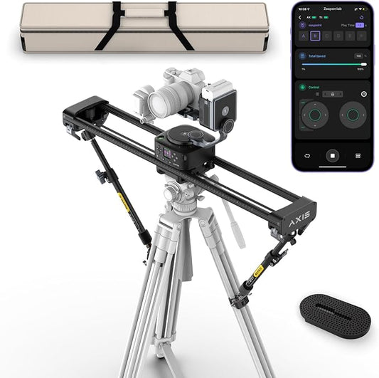 ZEAPON AXIS 80 Pro AXIS Multi-axis Motorized Camera Slider, Pan Heads - Image 2