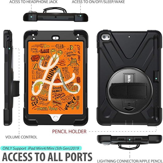 BRAECN iPad mini 5 Case, iPad mini 4 Case, Heavy Duty Shockproof Protective - Image 2