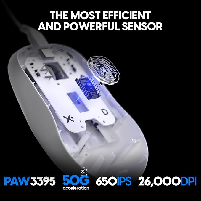 Pulsar Gaming Gears X2H Wired Gaming Mouse, Ultra Lightweight 1.8 oz, - Image 6