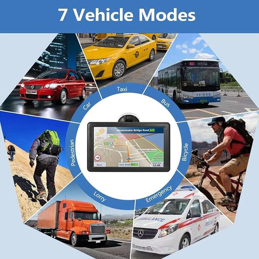 GPS Navigator for Car Truck RV, 9-inch High-Definition Touch Screen,2025 Maps - Image 2