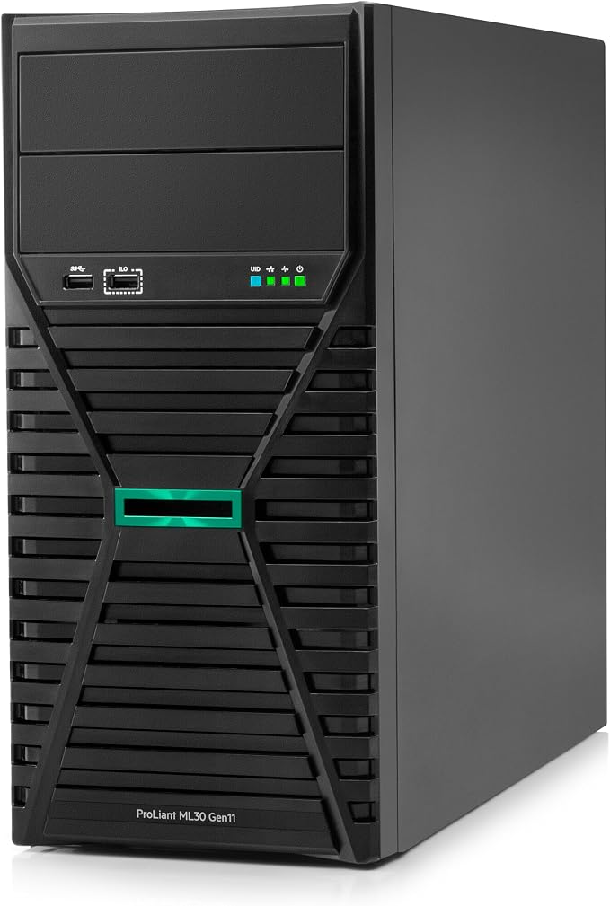 Hewlett Packard Enterprise ProLiant ML30 Gen11 Tower Server w/one Intel Xeon - Image 5