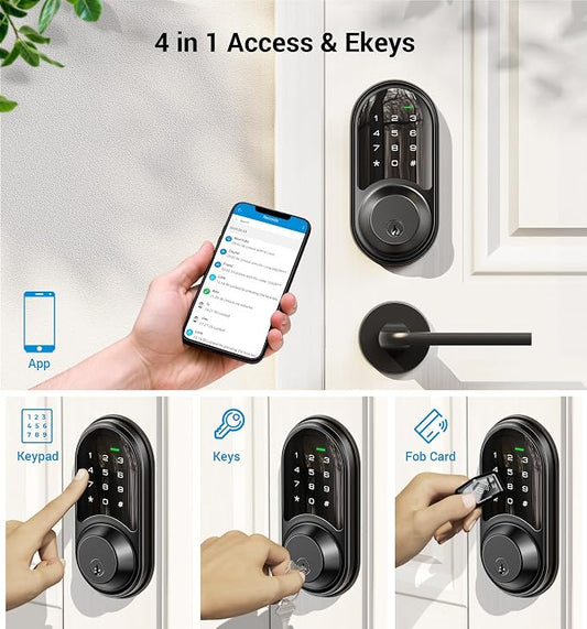 Veise RZ06 Smart Lock for Front Door - Image 2