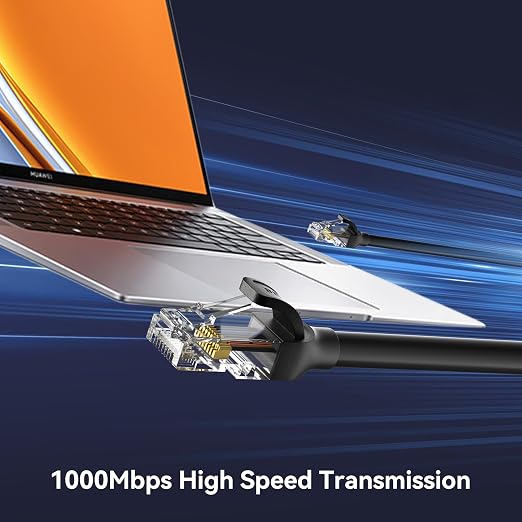 BENFEI Cat 6 Ethernet Cable 20ft, 250MHz 10Gbps Network Cable, RJ45 LAN Cable - Image 2