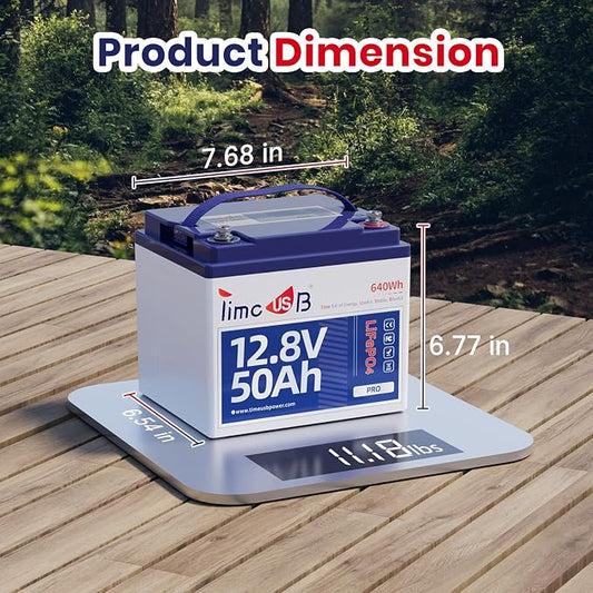 12V 50Ah TM LiFePO4 Battery - Image 2