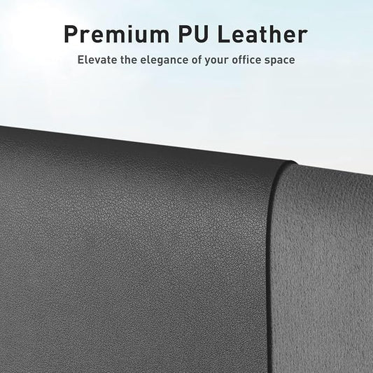 Aothia Leather Desk Pad Protector, Mouse Pad, Office Desk Mat, Non-Slip PU - Image 2