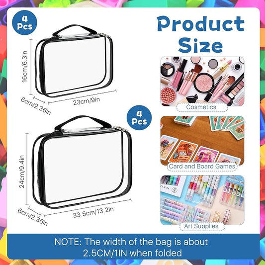8 Pcs Toy Storage Bags, Travel Waterproof Organizer - Image 2