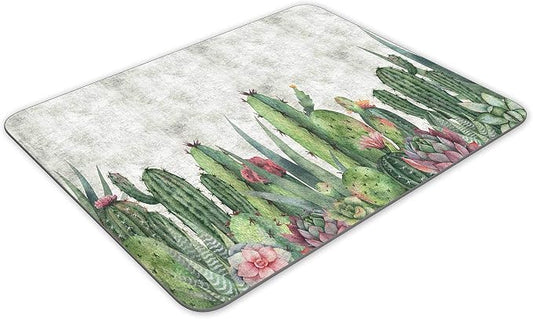 Succulent Cactus Gaming Mouse Pad, Rectangle Mouse Pad Size - Image 2