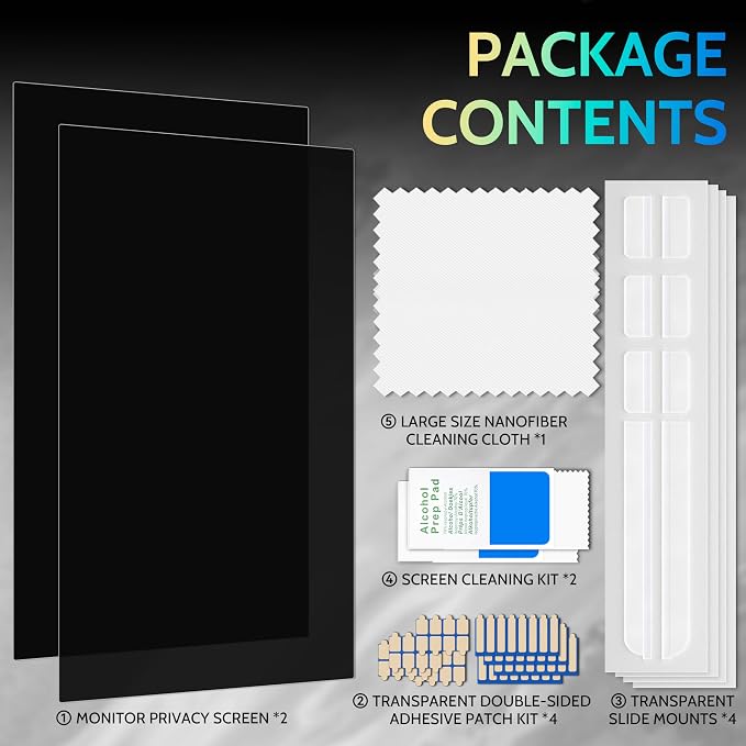 28 Inch Privacy Screen for Computer Monitor 16:9 Aspect Ratio, Eye Protection - Image 8