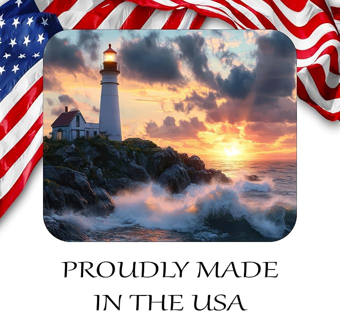 Coastal Shoreline Waves Sandy Beach Theme Mouse Pad Mat Mousepad - Image 5