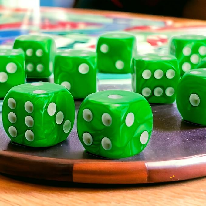 Luck Lab 10-Piece Acrylic D6 Dice Pack - Image 5