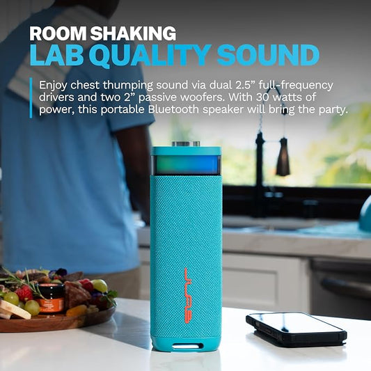 JLab JBuds Party Portable Bluetooth Speaker, 2 Full-Range Drivers + 2 Passive - Image 2