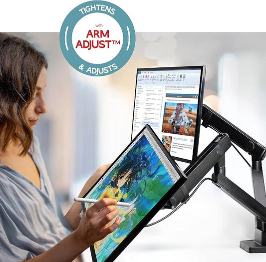 Dual Monitor Stand, Dual Monitor Arm, Dual Monitor Mount vesa Mount, soporte - Image 2