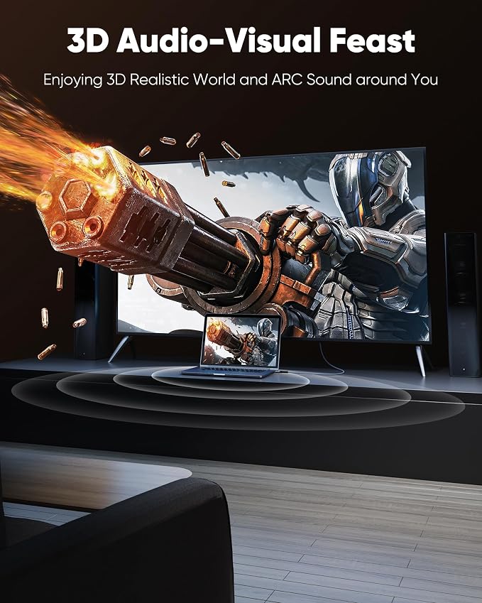 HDMI Cable 6.6 ft, Highwings 4K HDMI 2.0 Cord - Image 7