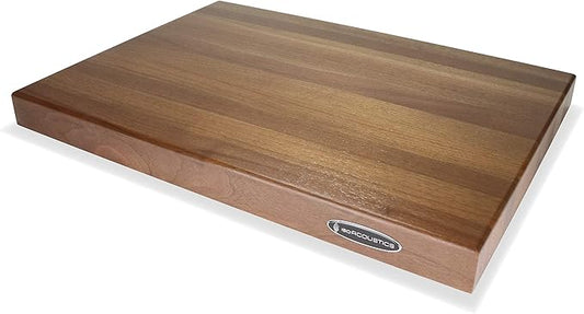 IsoAcoustics Delos Turntable Isolation Butcher Block Series: 2216W1 Walnut - Image 2
