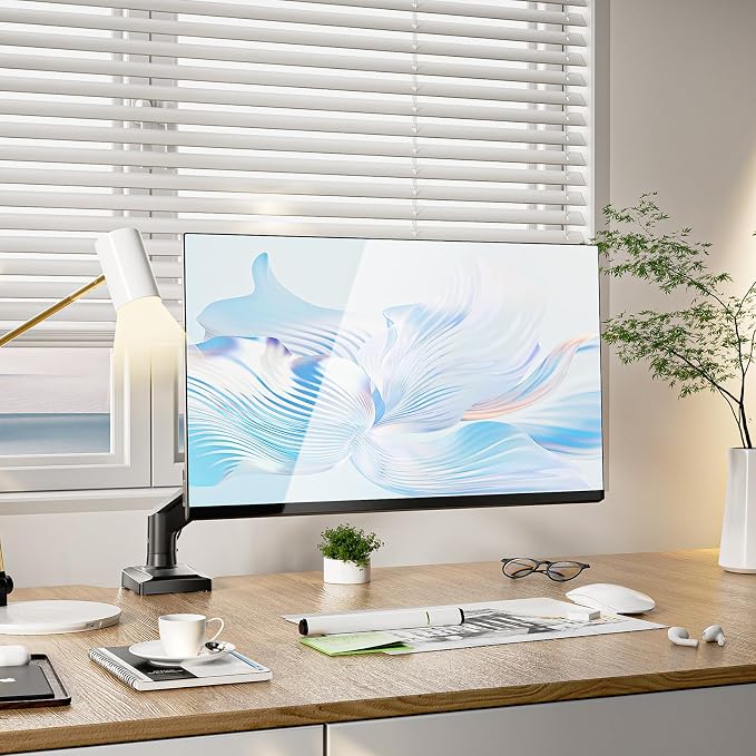 WALI Single Monitor Mount, Gas Spring Monitor Arm - Image 9