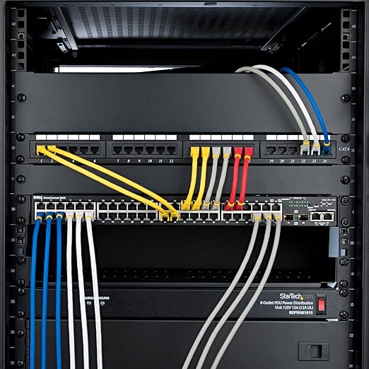 StarTech.com 25ft Yellow CAT6a Ethernet Cable, Snagless RJ45, 100W PoE++ - Image 7