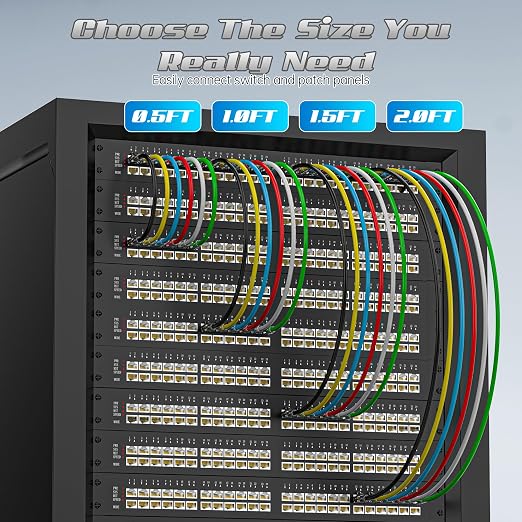 4 Feet Cat6 Patch Cables, Solid Pure Copper Patch Cord, Cat 6 Ethernet Cable - Image 6