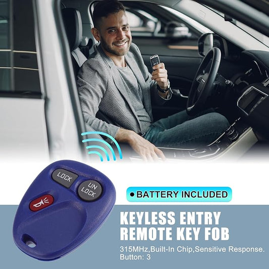 X AUTOHAUX 315MHz KOBLEAR1XT Replacement Keyless Entry Remote Key Fob - Image 2