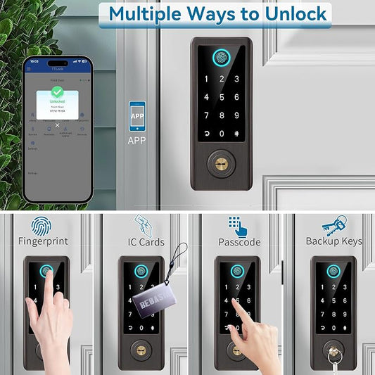 BEBASIA Smart Fingerprint Door Lock - Image 2