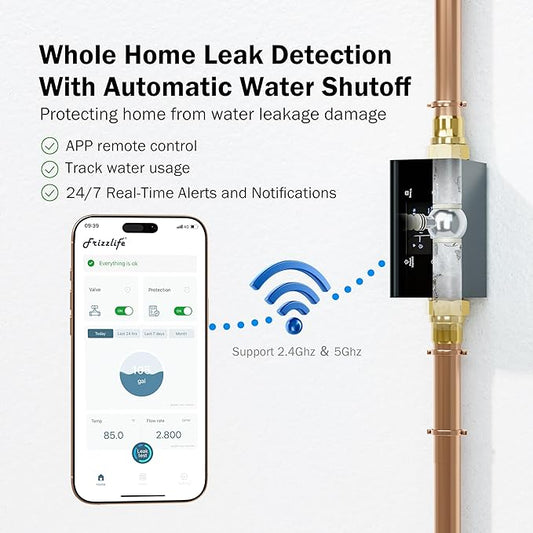 Frizzlife LP365 Smart Water Monitor and Automatic Shutoff - Image 2