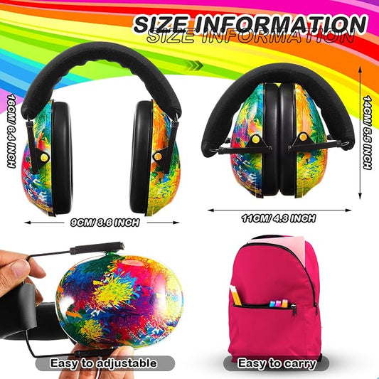 Amylove 12 Pcs Kids Ear Protection Noise Cancelling Headphones Ear Muffs Bulk - Image 2