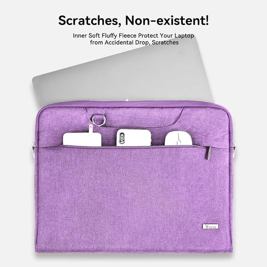 Voova Laptop Bag 15.6 Inch, Waterproof Computer Sleeve Carrying Case - Image 2