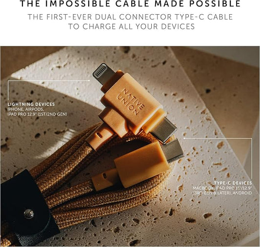 Native Union Belt Cable Duo – 5ft Ultra-Strong Braided Universal Charging Cable - Image 2