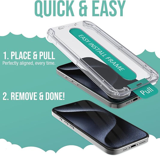 Smartish® iPhone 15 Plus Screen Protector - Image 2