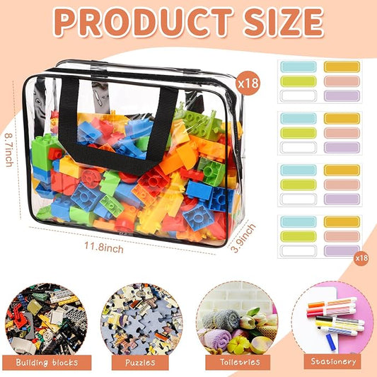 18 Packs Large Toy Storage Bags - Image 2