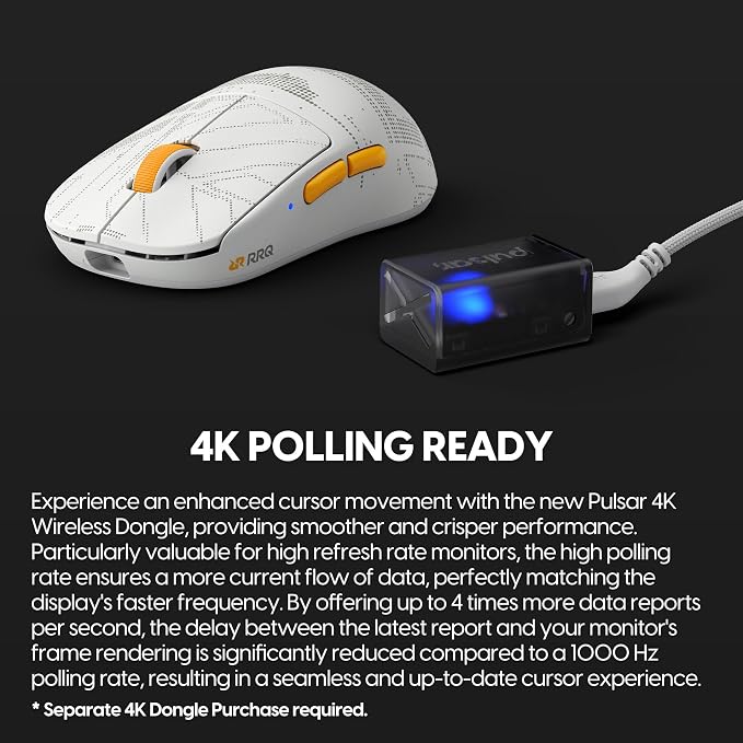 Pulsar x RRQ X2H Mini Wireless Gaming Mouse, Limited Color Edition, Ultra - Image 8