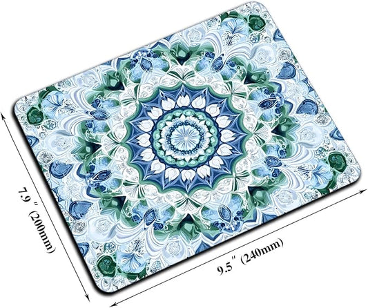 Mouse Pad, Cute Aesthetics Mandala Pattern Mouse Pads - Image 2
