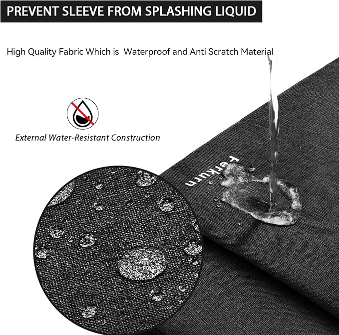 Ferkurn Laptop Bag Case for Women Men Computer Bag Compatible - Image 7