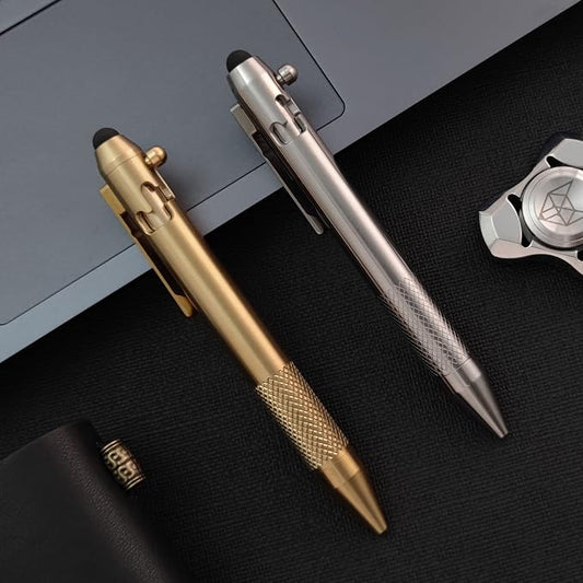 Cool Hand 4.9'' Brass Bolt Action Pen - Image 2